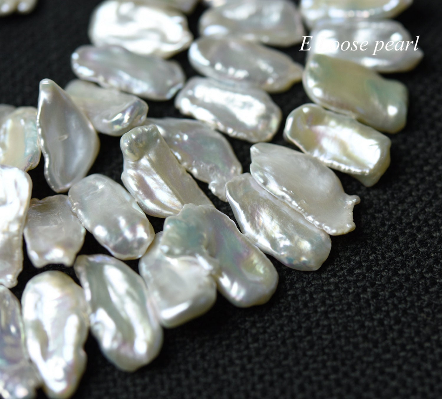 AAA Biwa pearl 1113mm Freshwater pearl wholesale pearl Loose Etsy