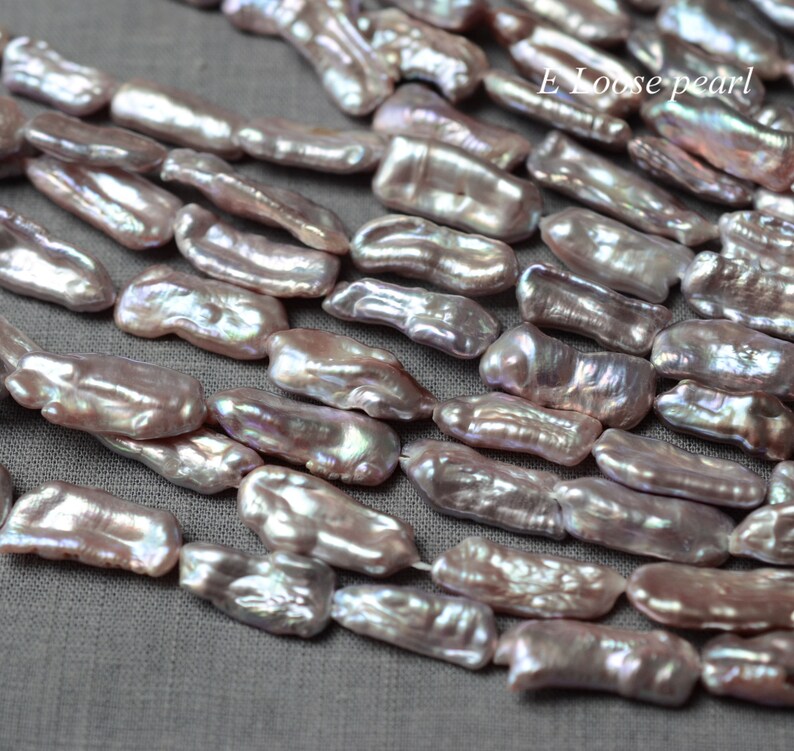 Biwa Pearls 910mm Large Hole Pearl Freshwater Pearl Wholesale Etsy