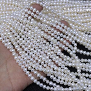 Niziky 300PCS 8mm Crafts No Hole Pearls, White Loose Pearls Beads