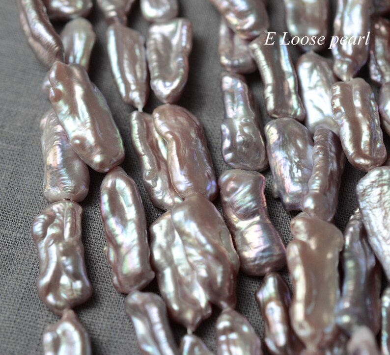 Biwa Pearls 910mm Large Hole Pearl Freshwater Pearl Wholesale Etsy