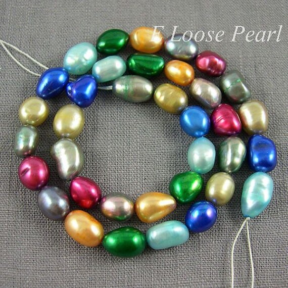 CHAPELET,pearl white--Chapelet de perles'eau douce naturelles
