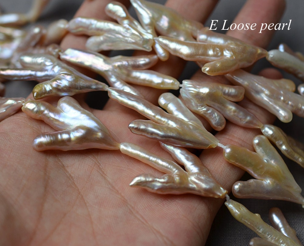 chicken feet pearl necklace 2026mm wholesale Freshwater Etsy