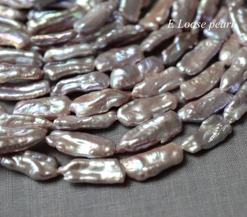 Biwa Pearls 910mm Large Hole Pearl Freshwater Pearl Wholesale Etsy