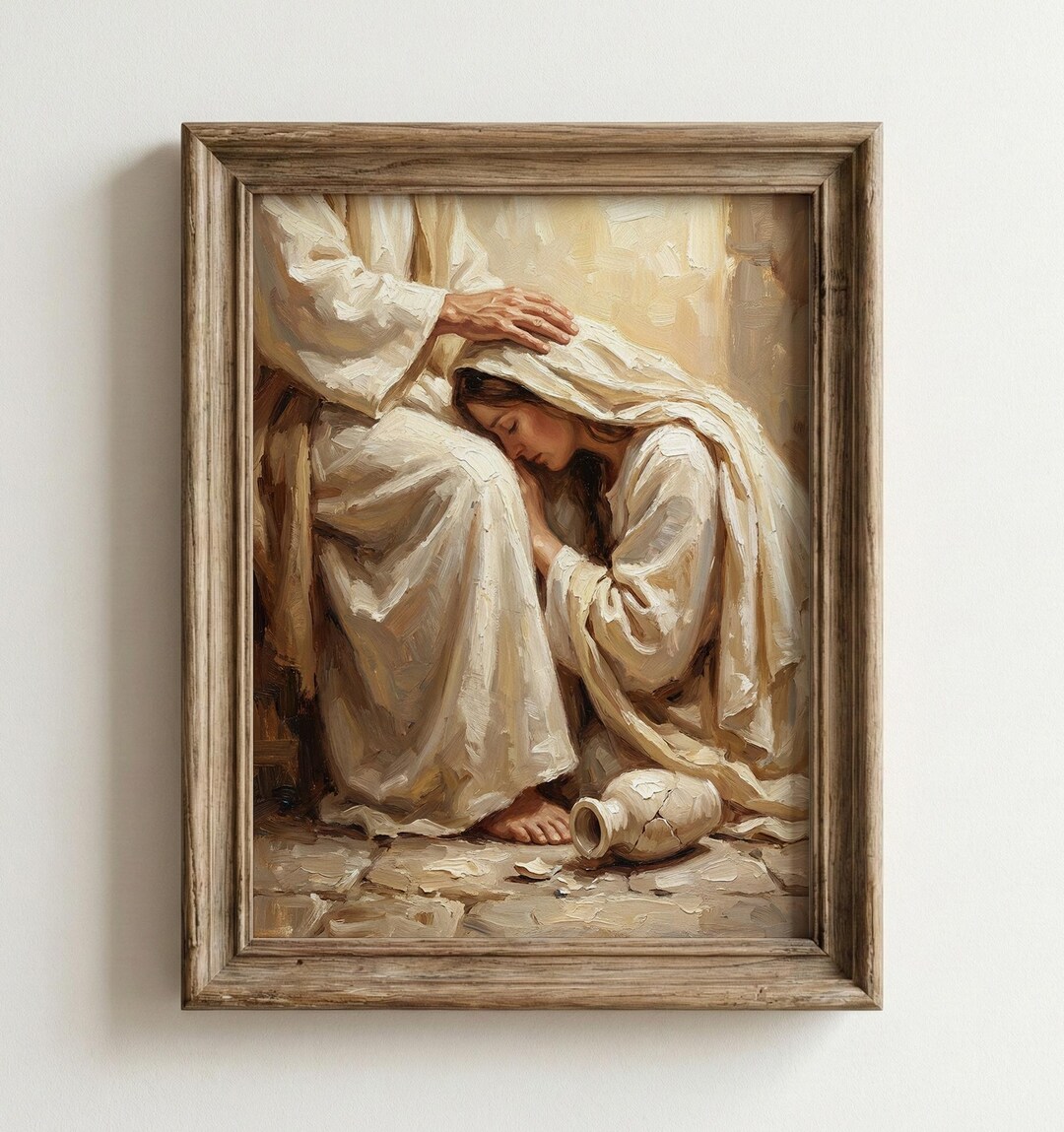 Jesus and Mary Magdalene Art | Christian Home Decor (digital Printable ...