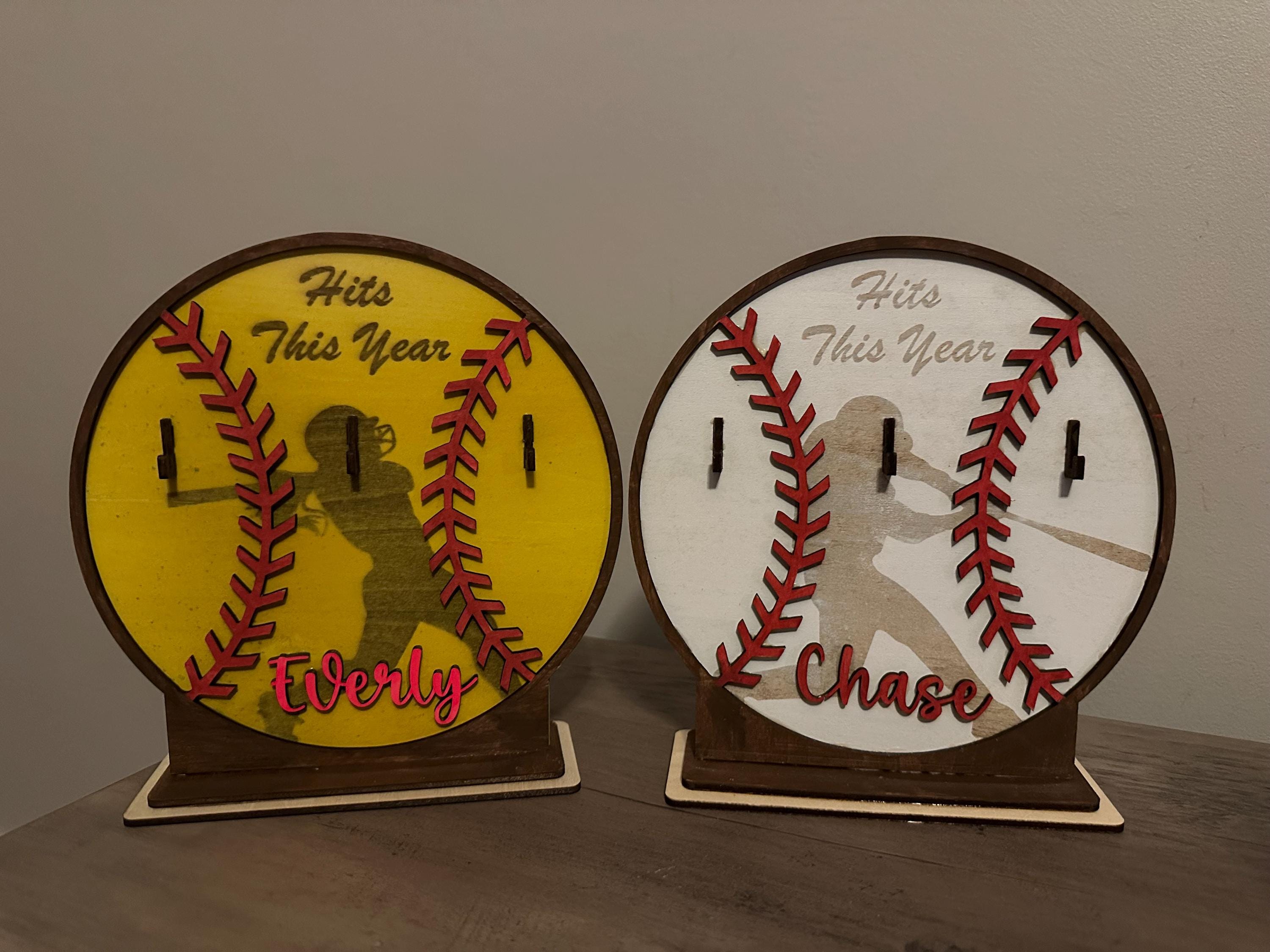Customizable Baseball / Softball Hit Counter - Etsy