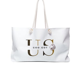 God Got Us Weekender Bag | Inspirational Tote, Faith Beach Bag