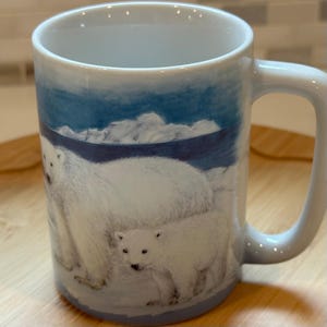 Ceramic Polar Bear Made in Japan - Etsy