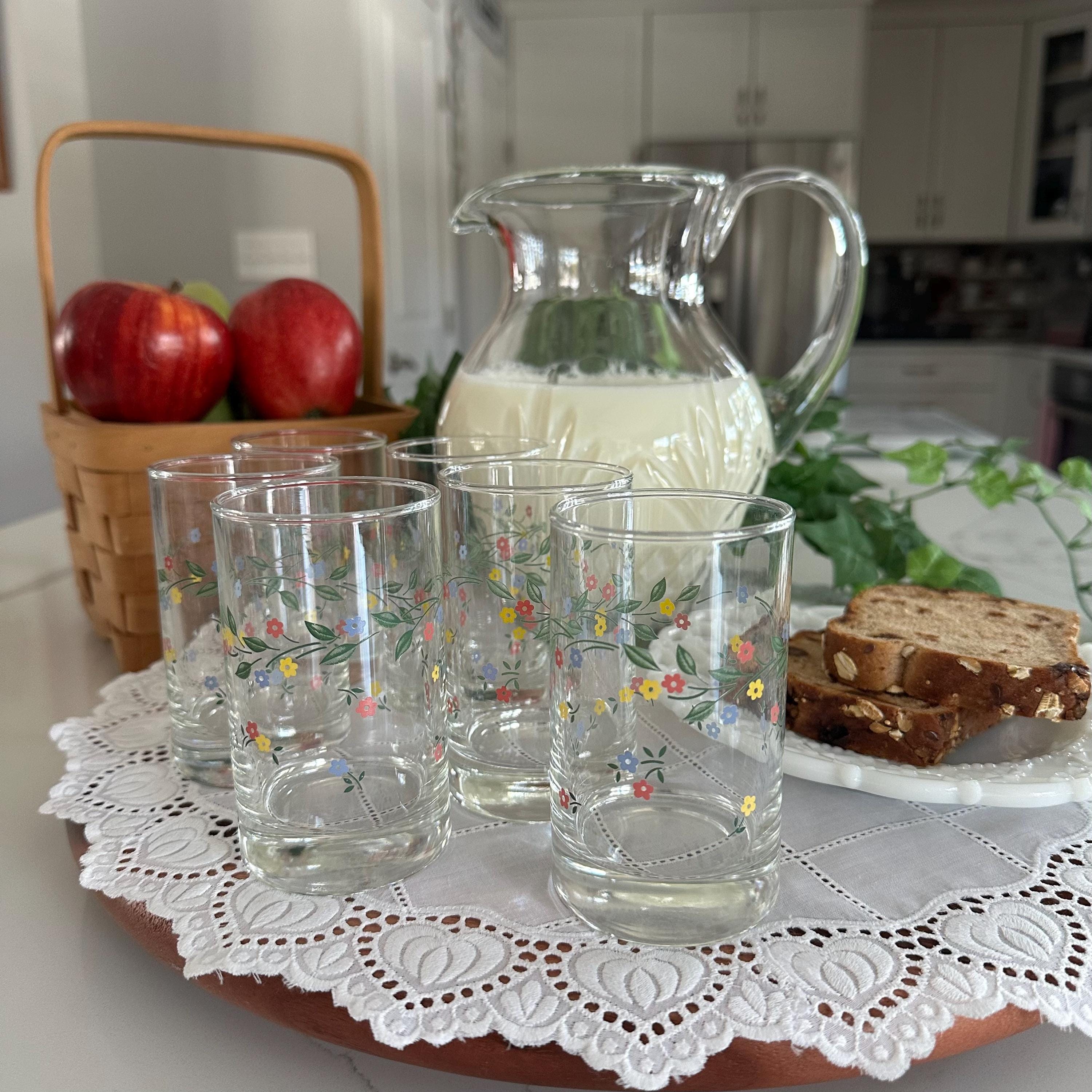 thumbnail image 2 of Corelle Coordinates Simple Lines Acrylic Drinkware – 19, 14, Or 8-oz Beverage Glasses – Black On Clear – NEW 2 of 3