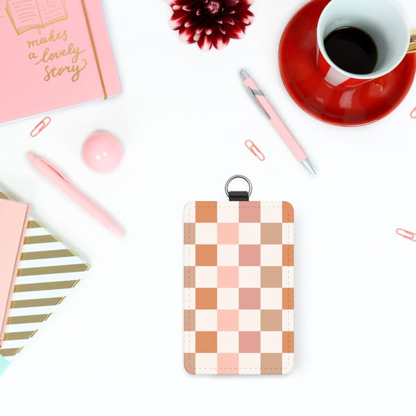 Everyday ID Badge Holder | PU Leather Medical ID Card Case | Teacher Badge | Student Badge