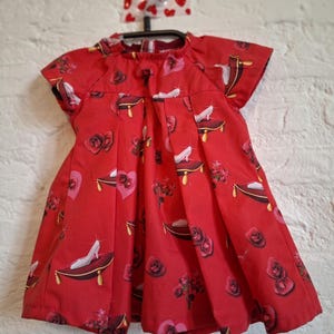 A efteling/cinderella print dress