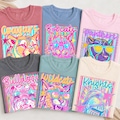Custom Neon Mascot Shirt, Comfort Colors Tee, Game Day School Pride Apparel