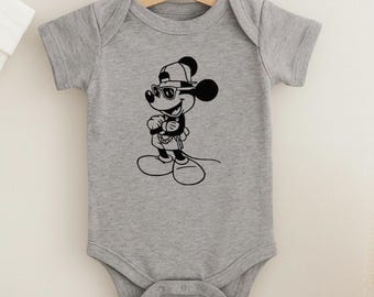 Mickey Mouse Bodysuit, Mickey Long Sleeve Infant Tee, Toddler Boys Sweatshirt