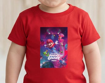 Super Mario Galaxy Bodysuit, Mario Bros Movie Infant Shirt, Toddler Sweatshirt
