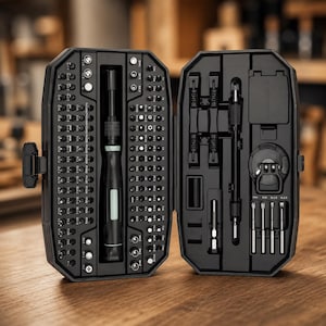 152-in-1 precisieschroevendraaier reparatieset, magnetische schroevendraaier, reparatie van elektronica, telefoons, laptops en horloges