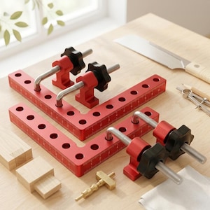 Right Angle Clamp, 90-Degree Metal Cabinet Assembly Tool, 120/140mm Sizes