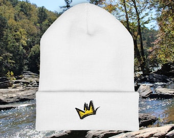 CRWN Logo Crown beanie | Cuffed Beanie Embroidery
