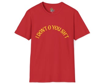 I Dont O You Sh*t phrase w/QR code Graffiti T-Shirt | Back QR Code
