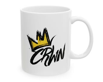 Ceramic CRWN Mug, (11oz, 15oz)