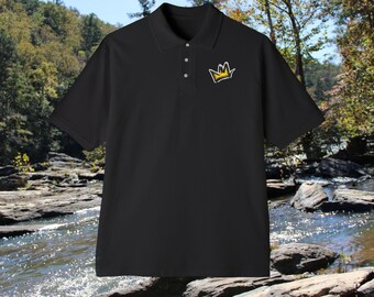 Embroidered CRWN Crown Polo