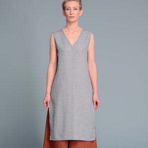 V neck Linen Tunic KENI