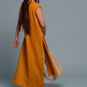 Long Linen Vest INNA image 1