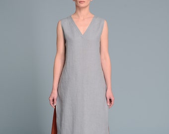 V neck Linen Tunic KENI