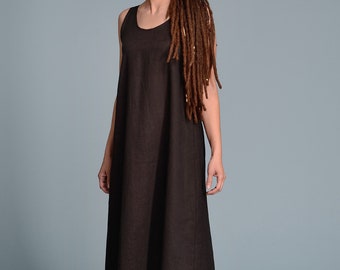 Lightweight Linen Tank Dress OLA