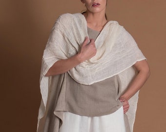 Linen Scarf Wrap