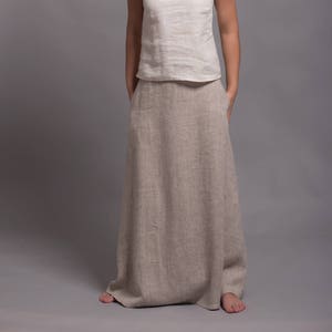 Linen Long Skirt