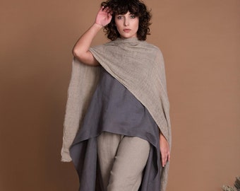 Linen Scarf Wrap