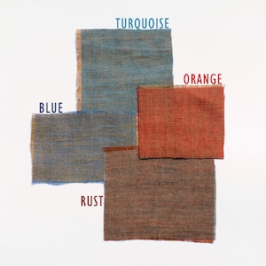 Melange Natural Linen fabric by meter | Natural Flax Fabric by yard | Washed Linen Fabric | 100% Linen Softened, Pre-shrunk, 4 colors