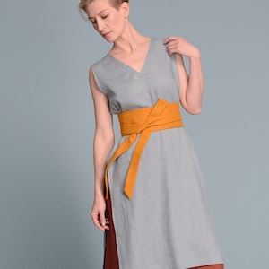 Linen Obi Belt MARU
