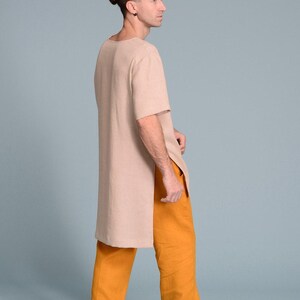 Linen Men's Tunic Shirt