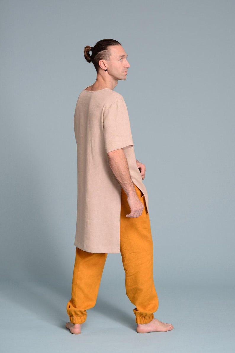 Linen Men's Tunic Shirt