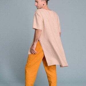 Linen Men's Tunic Shirt