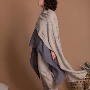 Linen Scarf Wrap image 9