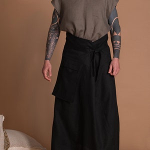 Lightweight Linen Tank Top YATIR Men's Sleeveless Shirt image 5
