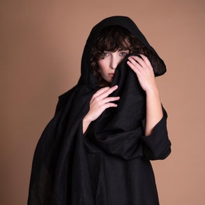 Chal de lino ligero - Unisex para hombre y mujer