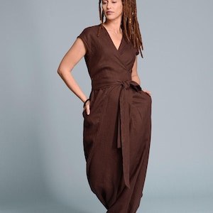 plus size brown overall dress Women's Brown Overall Dresses