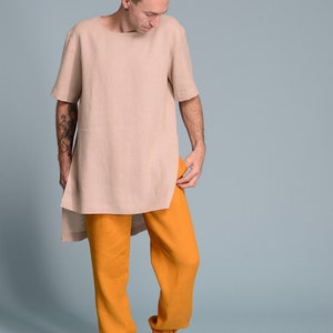 Linen Men's Tunic Shirt