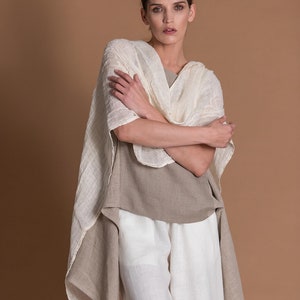 Linen Scarf Wrap image 4