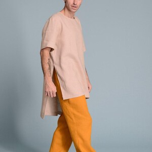 Linen Men's Tunic Shirt