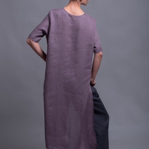 Frida – Linen Shirt with Sharp Collar