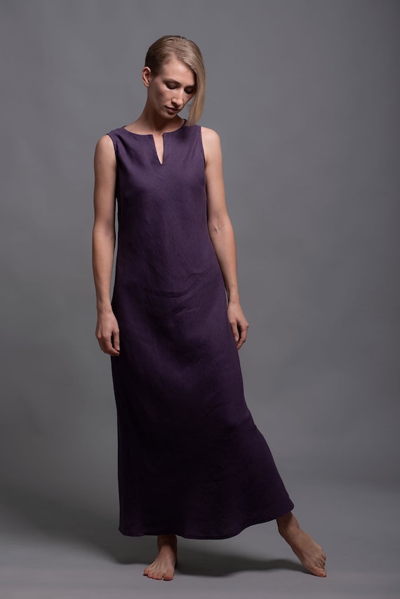 Linen Dress ALICE Linen Dresses for Women Maxi Length | Etsy