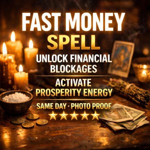 Rituale per ottenere denaro velocemente / Rimozione dei blocchi finanziari / Manifestazione di ricchezza e abbondanza / Attivazione dell'energia della prosperità / Funziona in giornata