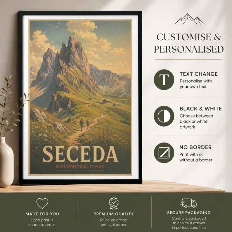 affiche-de-voyage-seceda-dolomites-italie-paysage-alpin-r-tro-etsy