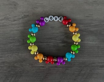 Pulsera de amor de Mickey inspirada en Disney