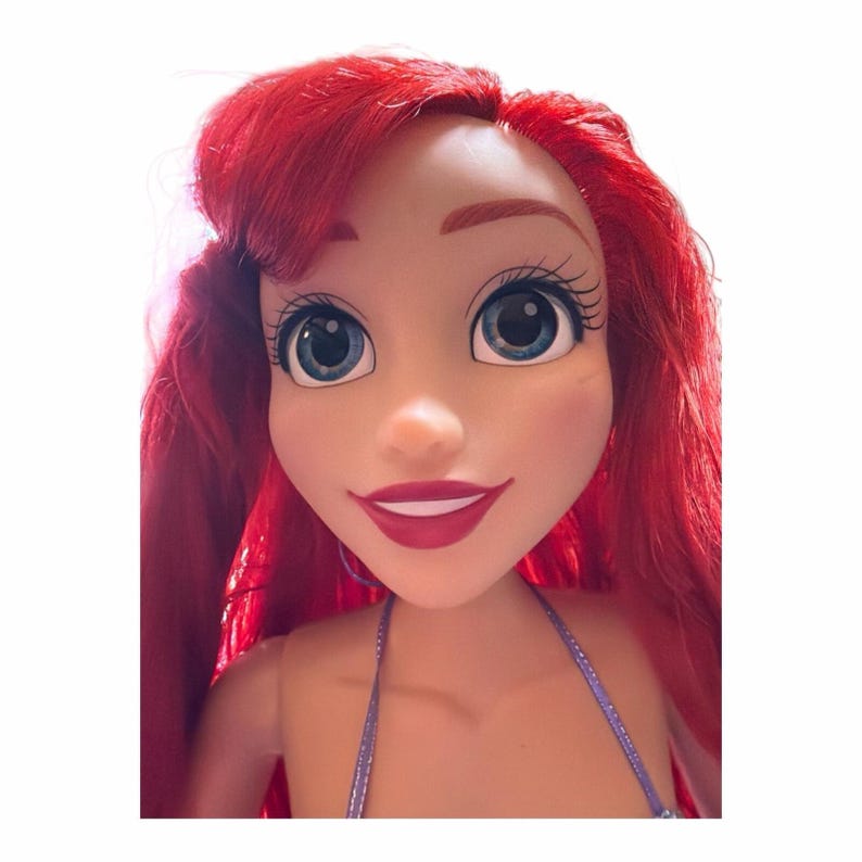 Mermaid 32-inch Disney Princess Ariel Playdate Doll, featuring articulated joint image 2