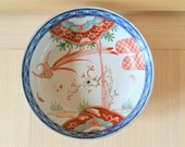 Vintage Japanese Imari Bowl Porcelain Japan Ware 8 3 8 quot Diameter