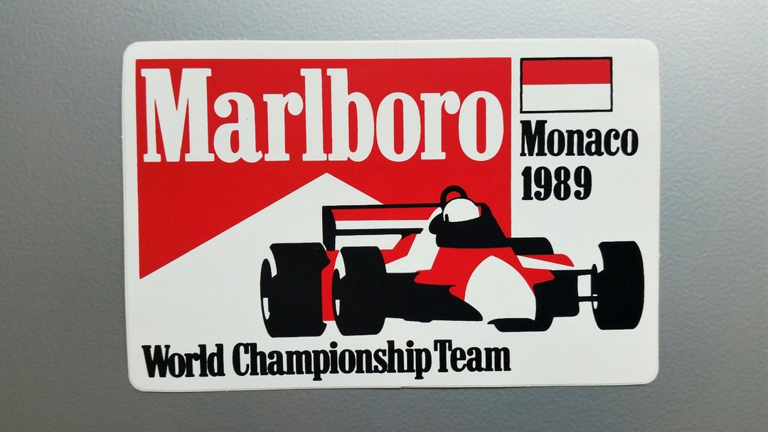 Vintage 1989 Grand Prix Team Marlboro Mclaren Honda Formula